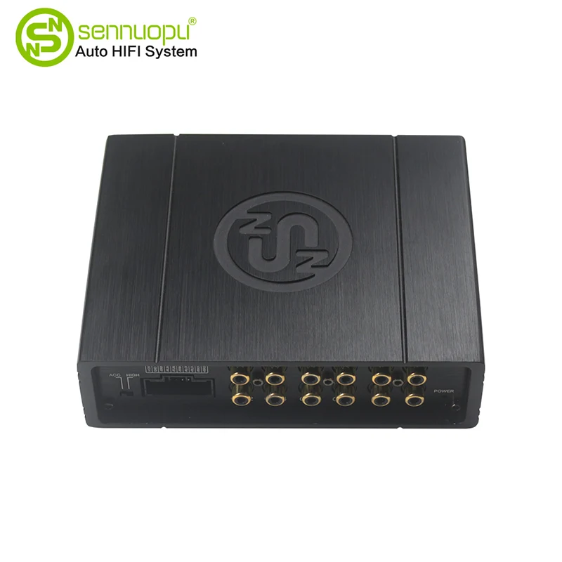 8 -kanals forsterkerbil Audio 4 Channel Car DSP -prosessor