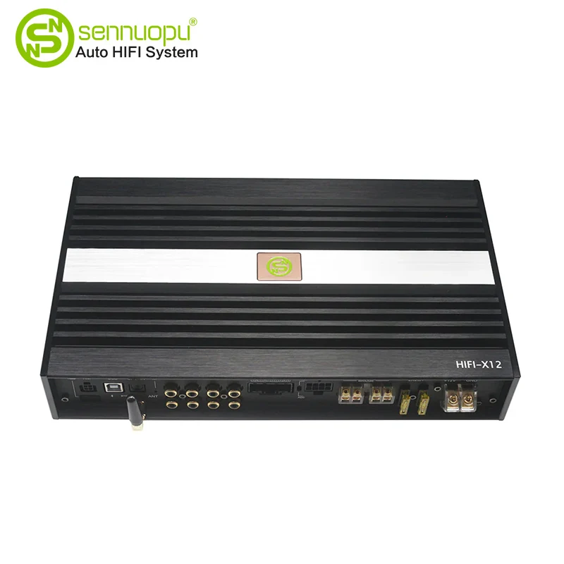 CAR DSP -forsterker 8 CH AMP med 10 CH digital signalprosessor
