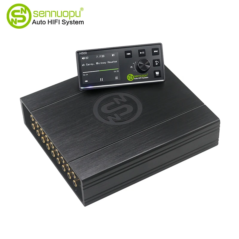 Bil lyd 8*30w forsterker med 12ch DSP